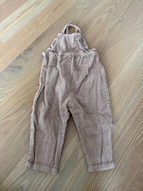 Zara Corduroy Kids Overalls - Light Beige 18-24M